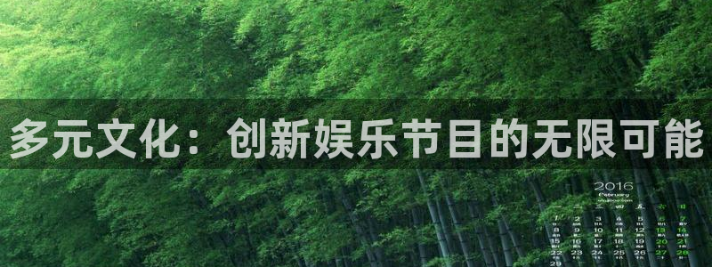 三牛娱乐：多元文化：创新娱乐节目的无限可能